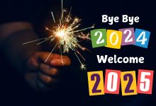 Bye Bye 2024 Welcome 2025 Happy New Year Images