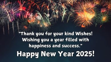 Happy New Year 2025 Reply Wishes