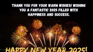 Happy New Year Reply Messages For Wishes 2025