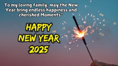 Happy New Year Wishes Message for Family and Family Members 2025