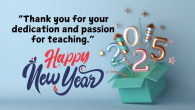 Happy New Year Wishes for Teachers 2025